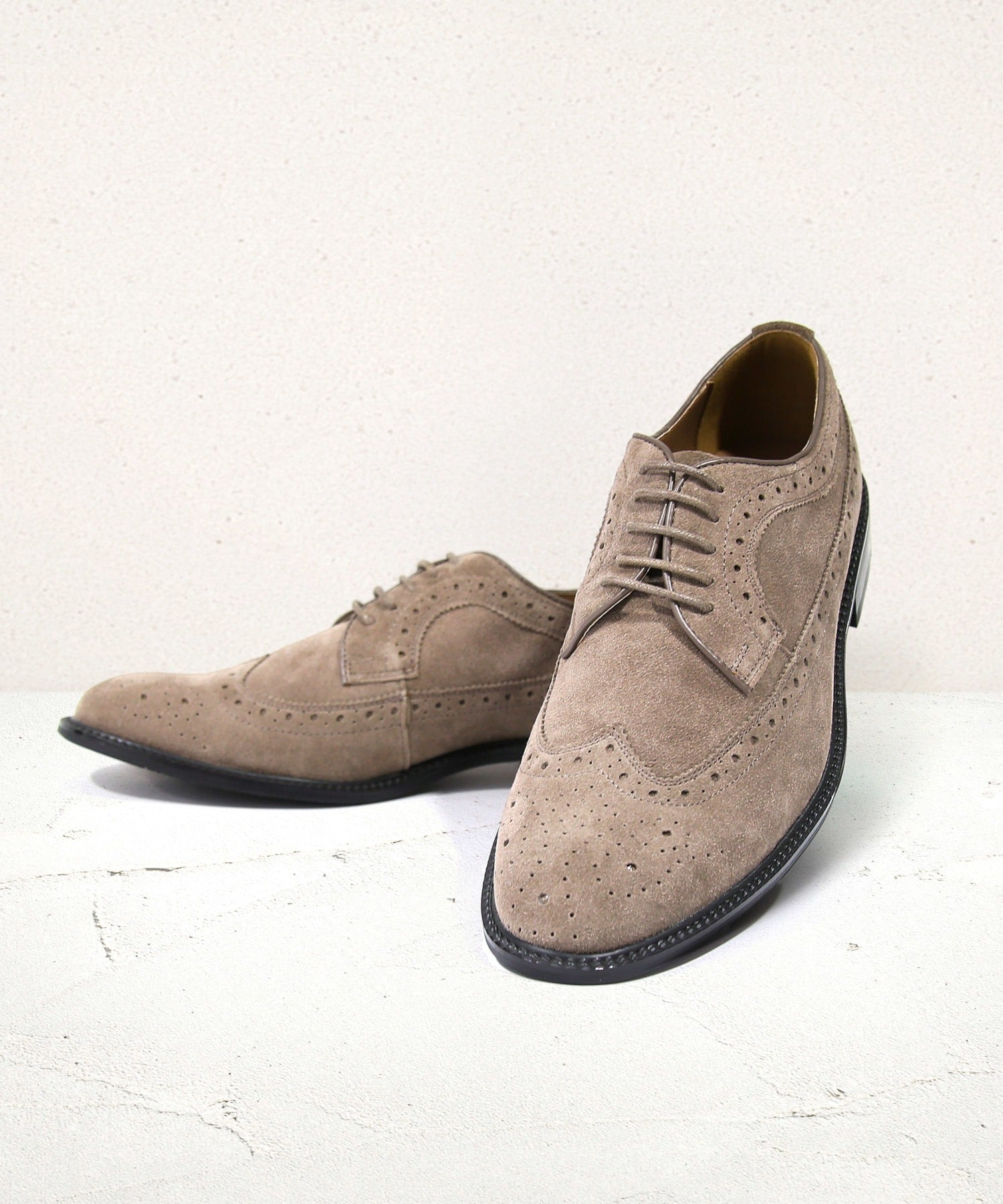 GUIONNET】BUSINESS SHOES WING TIP BS105 スエード ビジネスシューズ