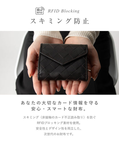 タイル ピタパタ 3つ折り財布