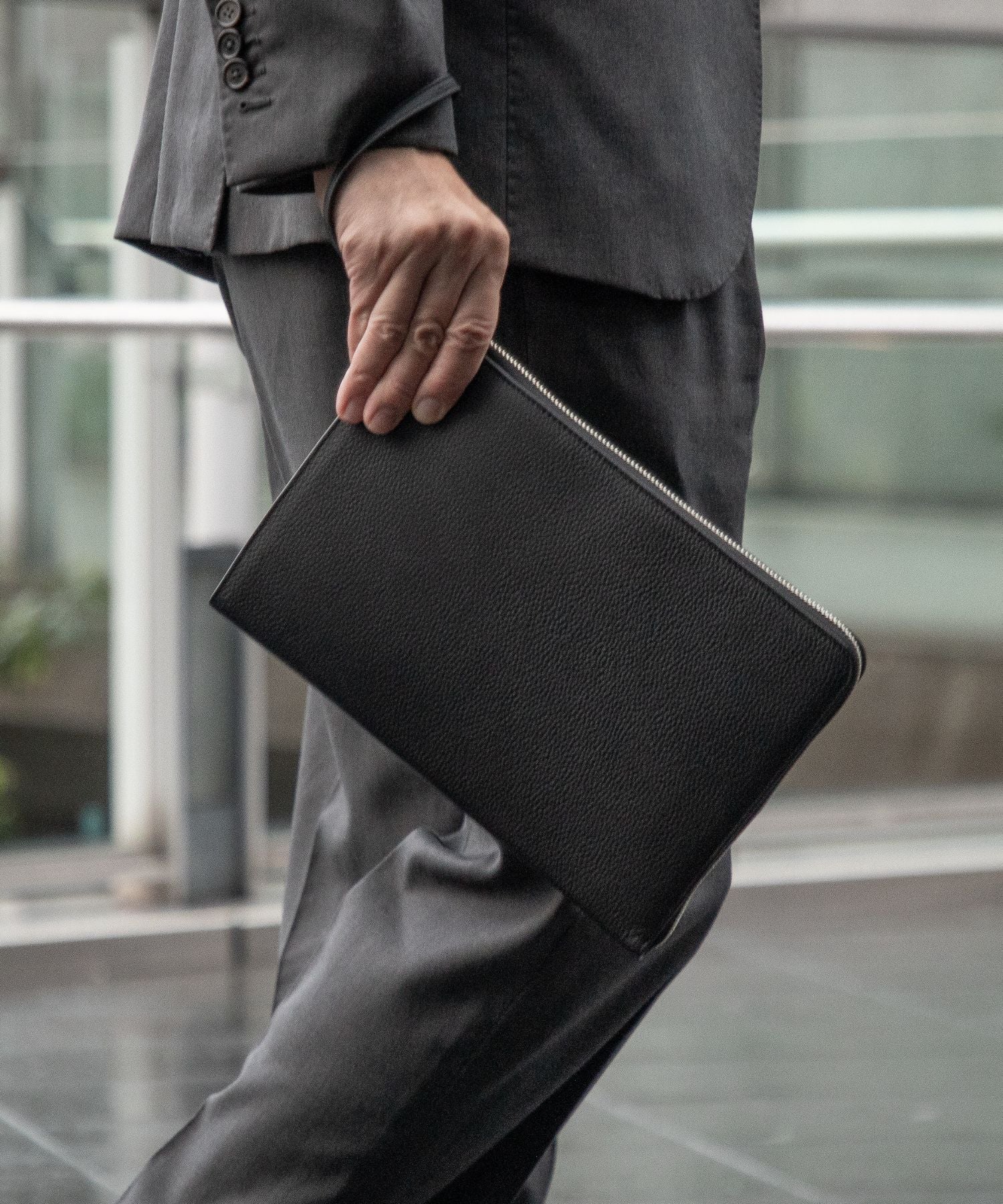 GUIONNET】DRYGRAIN CLUTCH ドライグレイン クラッチバッグ PG017