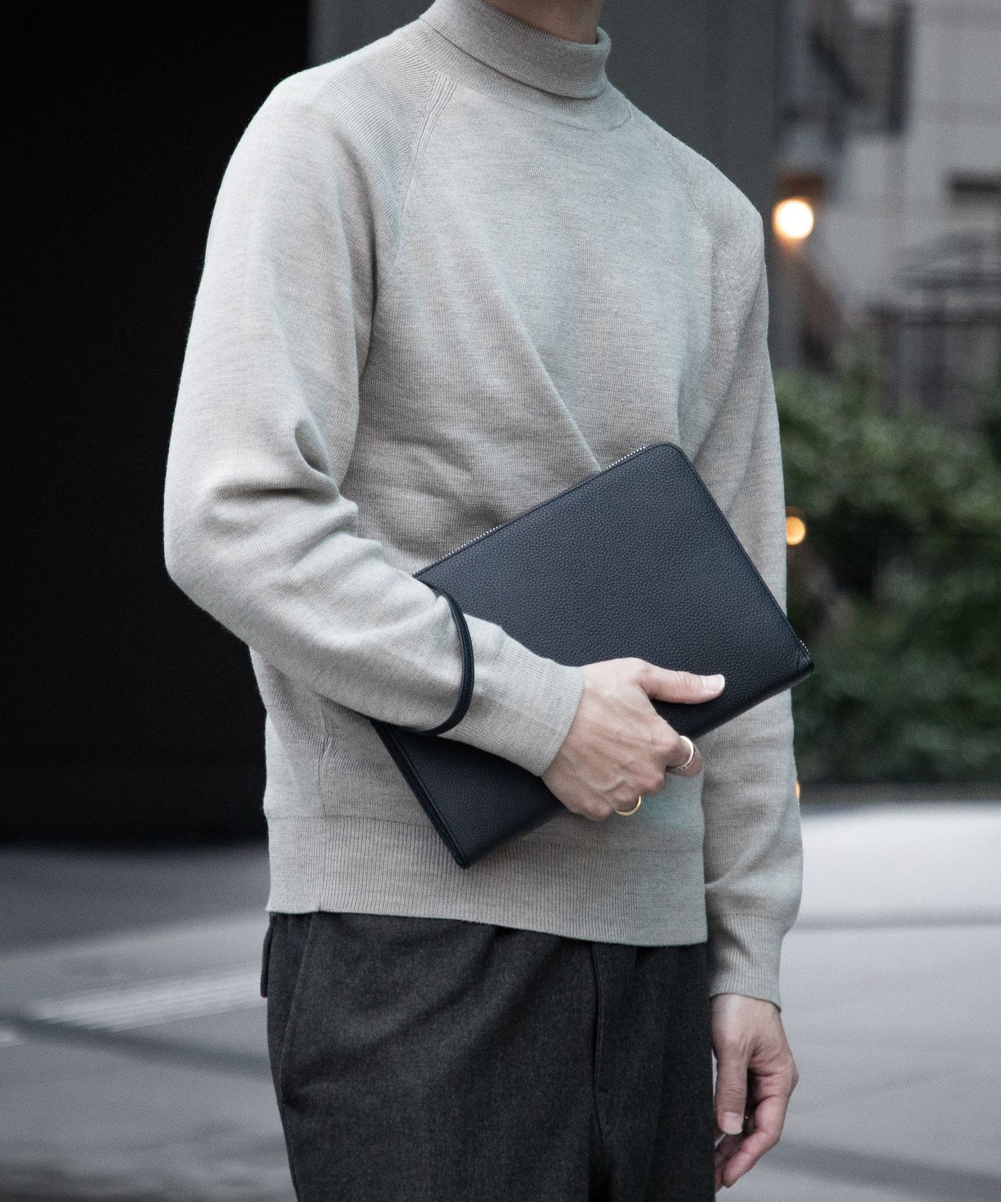 ドライグレイン クラッチバッグ