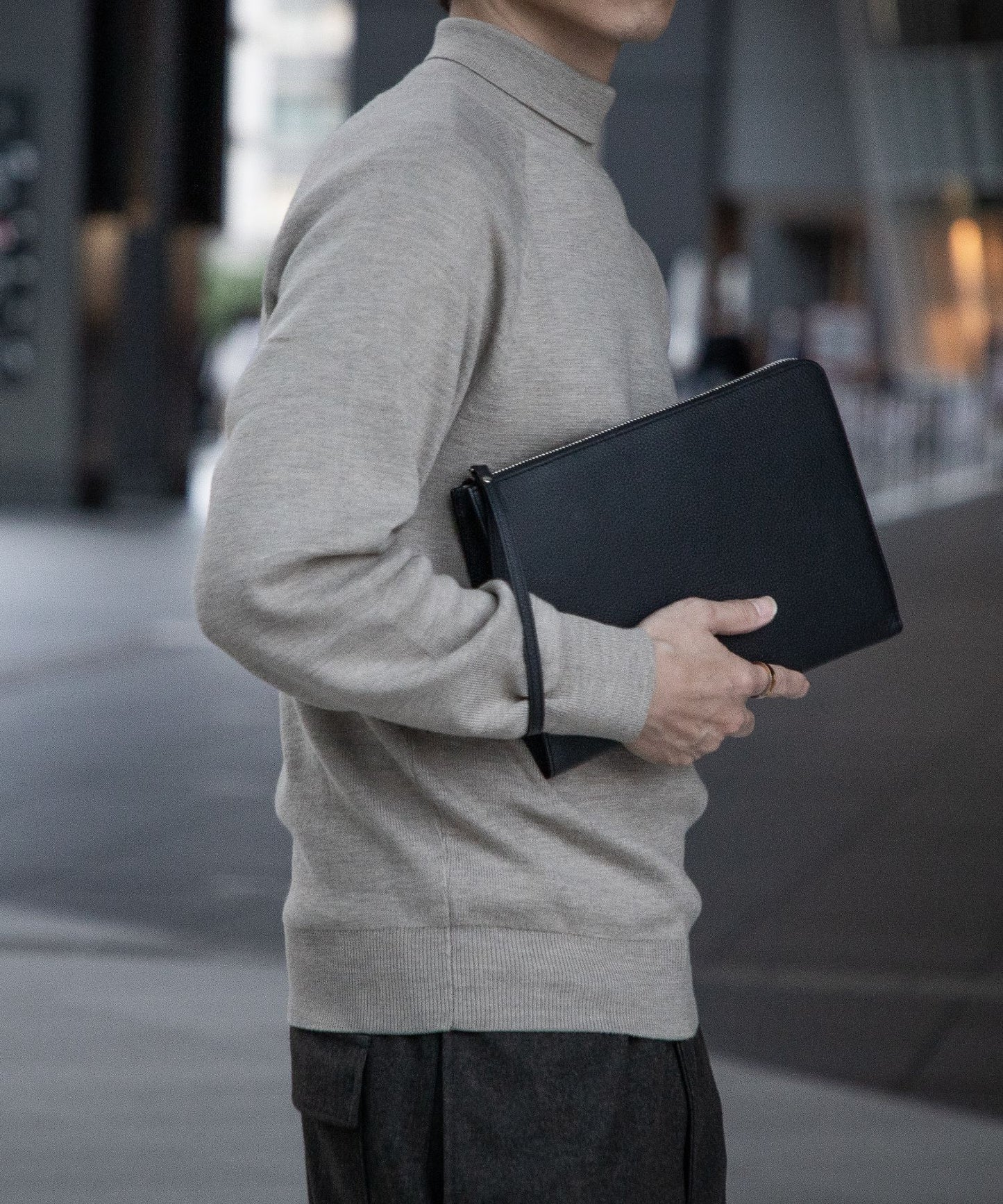 ドライグレイン クラッチバッグ