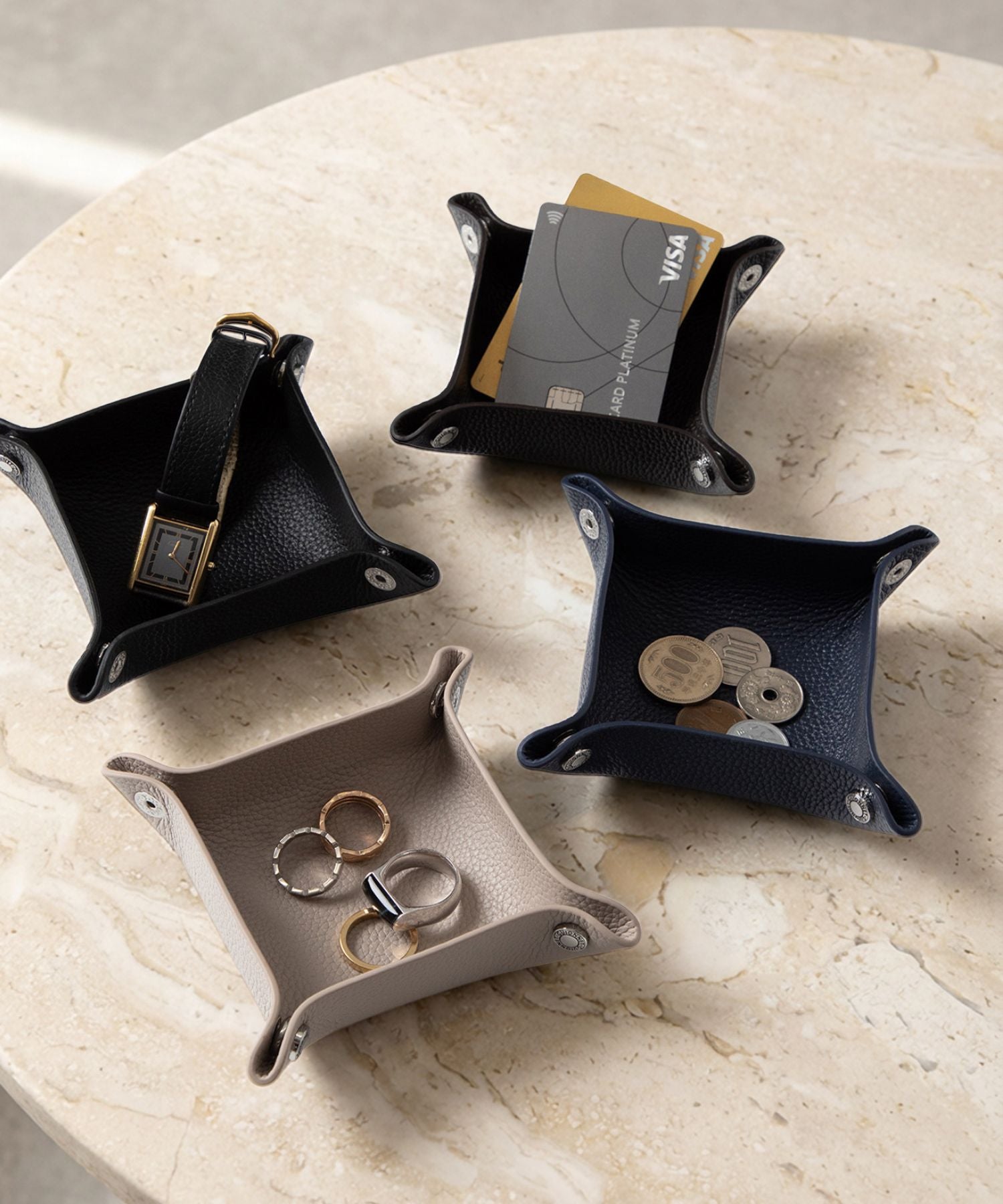 GUIONNET】LEATHER TRAY レザーバレットトレー PG554 – Guionnet