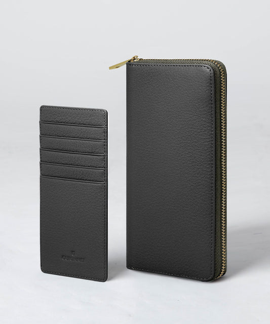Long wallet with card case