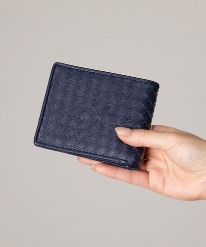 Saffiano Tiny Tile Bifold Wallet