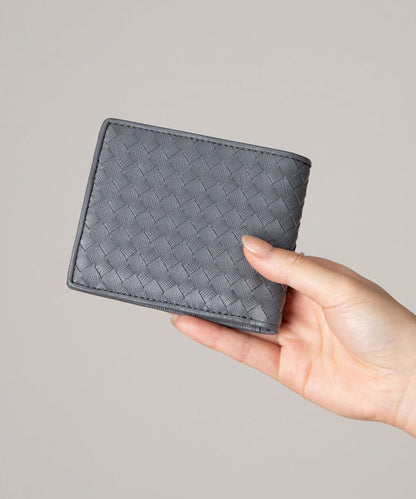 Saffiano Tiny Tile Bifold Wallet