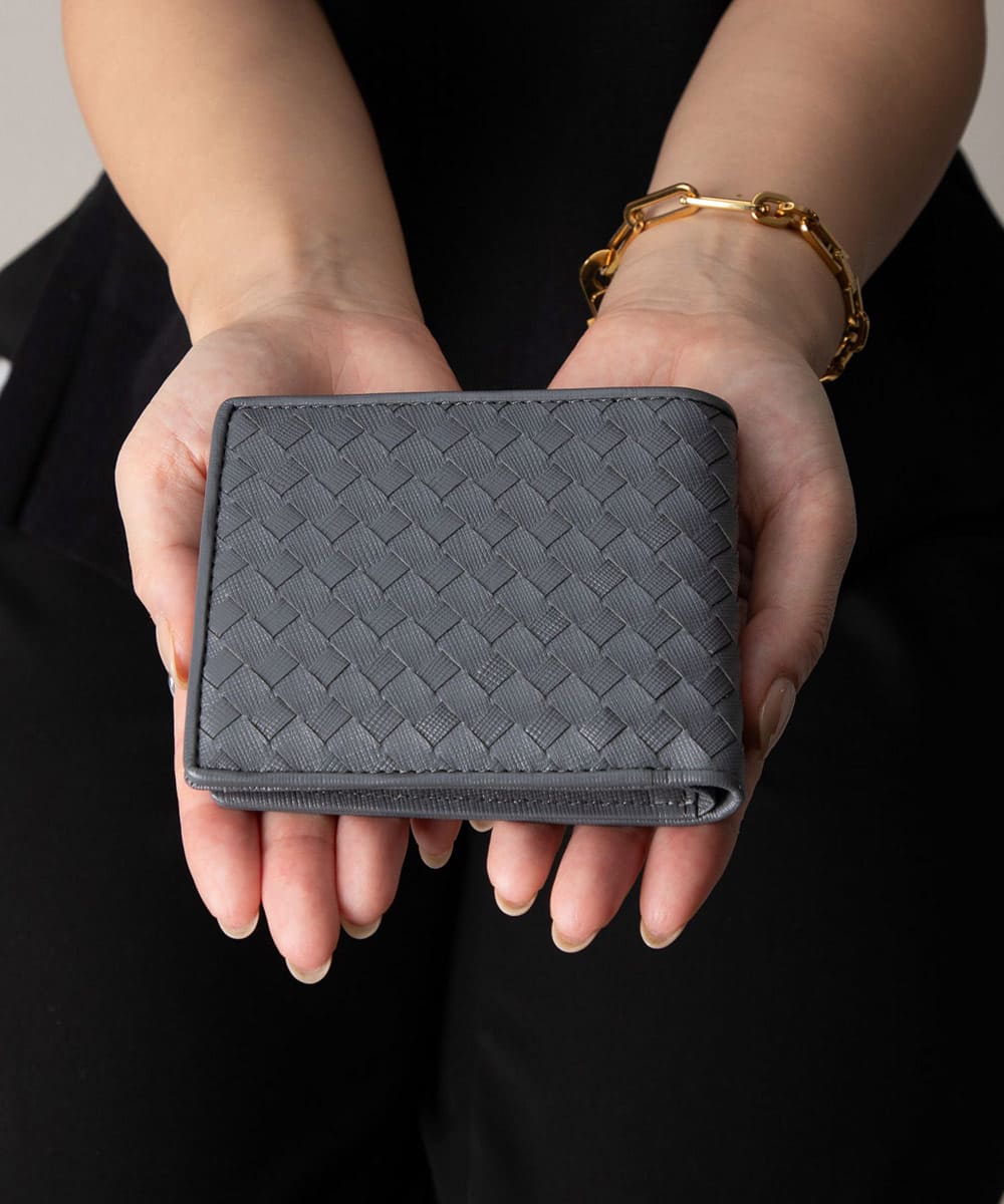 Saffiano Tiny Tile Bifold Wallet