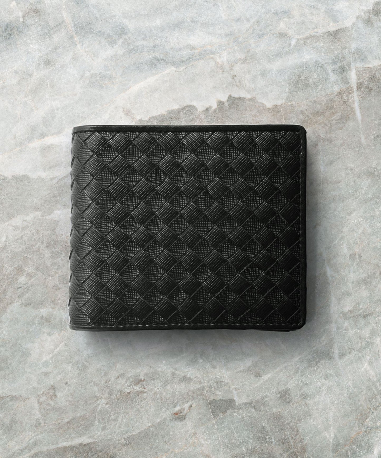 Saffiano Tiny Tile Bifold Wallet