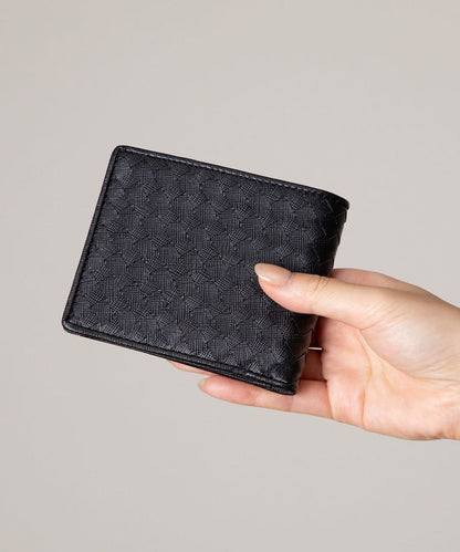 Saffiano Tiny Tile Bifold Wallet