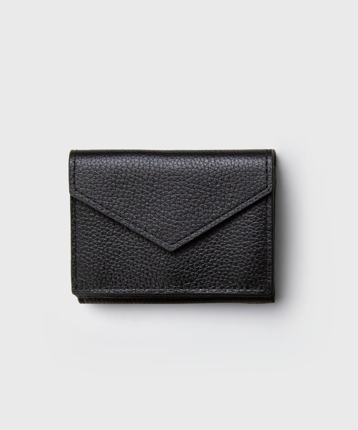 snap flap trifold wallet