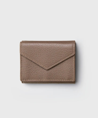 snap flap trifold wallet