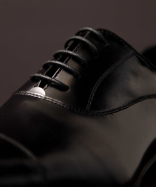 Inner feather straight tip business shoes