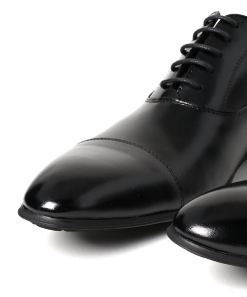 Inner feather straight tip business shoes