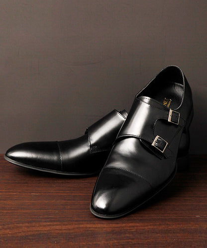 double monk business shoes