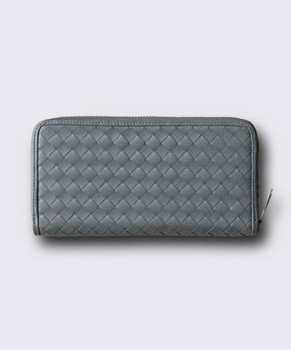 Saffiano tiny tile long wallet