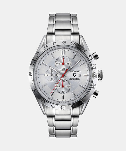 Flight timer racing chronograph quartz watch 