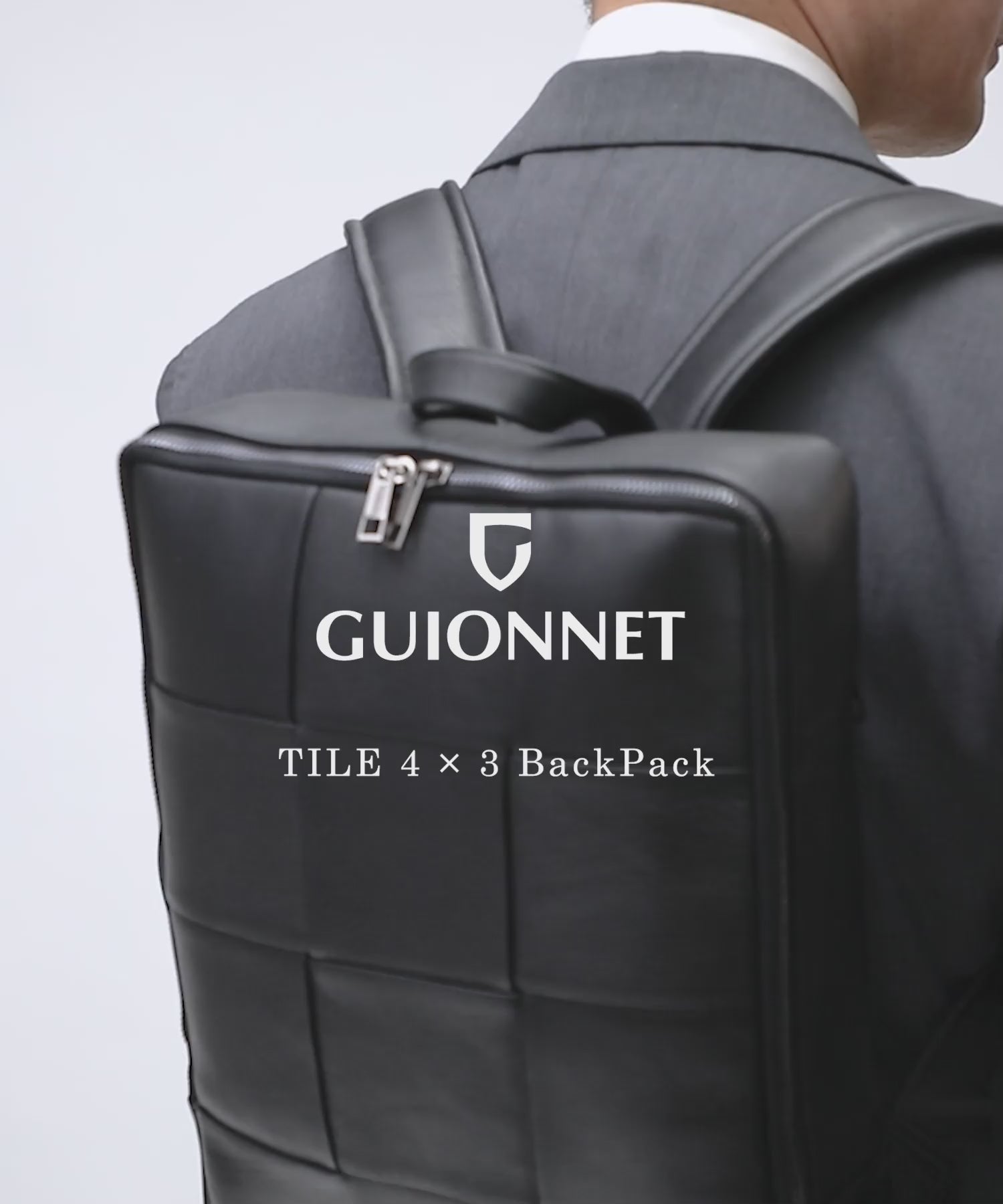 ☆VIONNET ヴィオネ☆ GUIONNET】TILE 4 BY 3 BACKPACK ビジネスバッグ バックパック